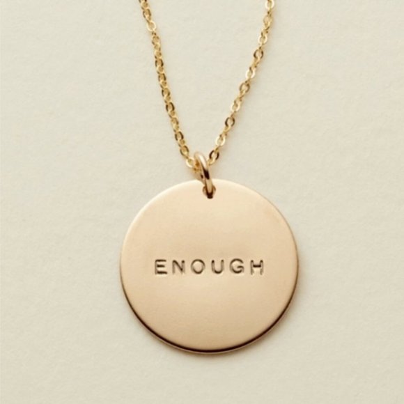 Be Still Self-Care Mantra Peace Charm Necklace - Picture 13 of 15